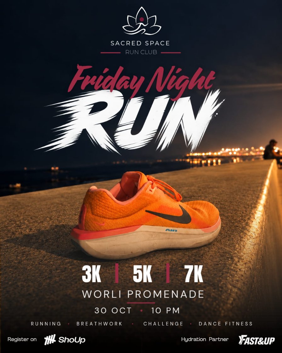 Sacred Night Running at Worli Promenade