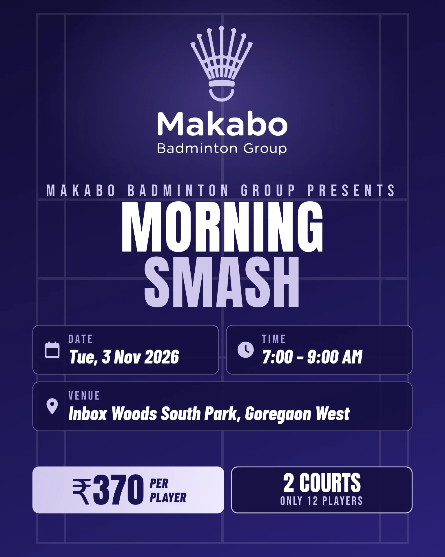 MORNING SMASH